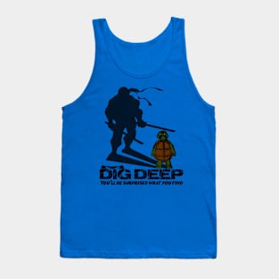 Dig Deep Tiny Turtle Tank Top